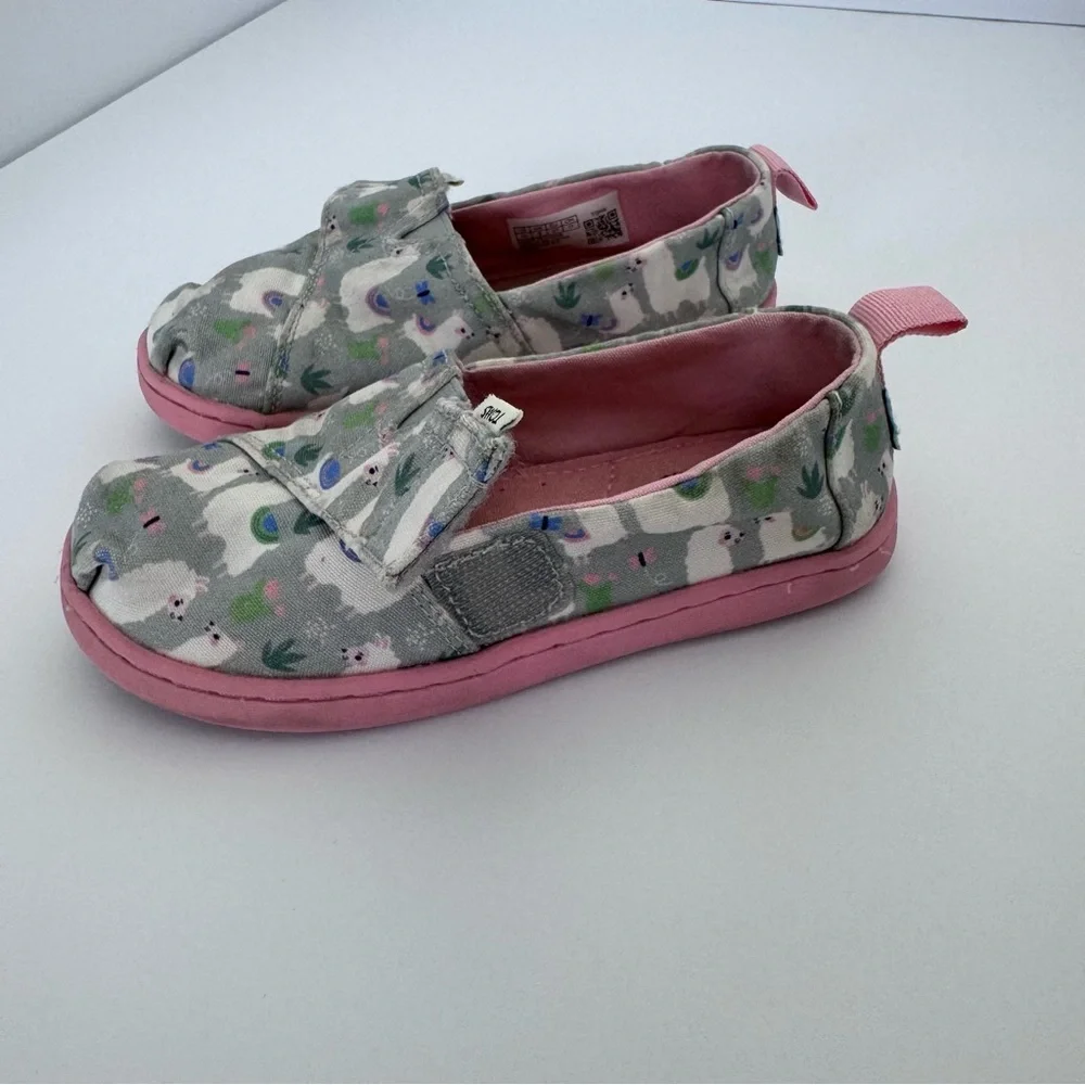 Toms Girls Alpargata Espadrilles Grey